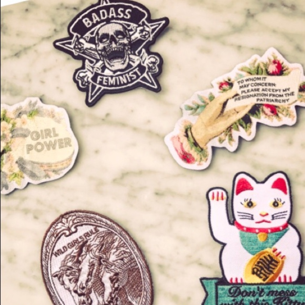 Patches (iron-on) all approx 2x3